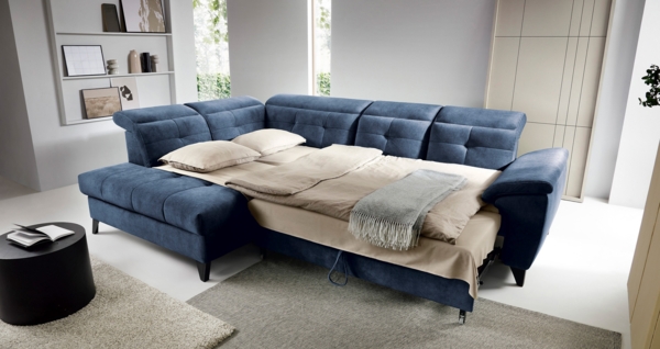 ELTAP 'Inferne' Ecksofa, Dunkelblau, 107 x 210 x 297 cm Bild 9