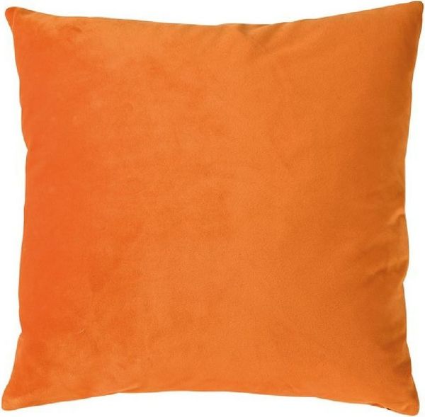 Pad Kissenhülle Samt Smooth Pumpkin Orange (50x50 cm) 10424-O80-5050