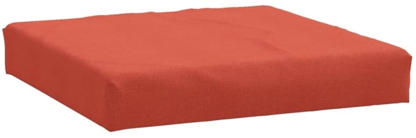 vidaXL Palettenkissen Melange Rot 60x60x9,5 cm Stoff 4002669