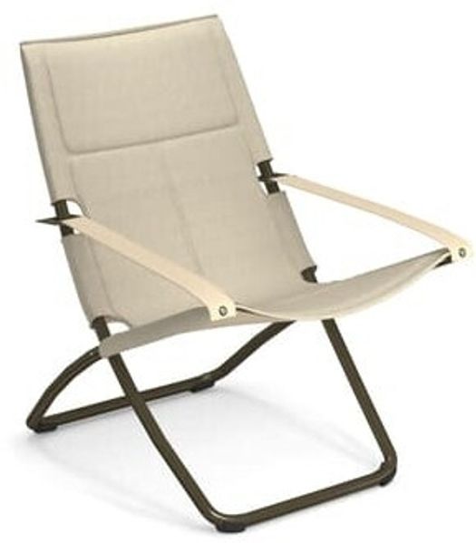 Snooze Liegestuhl braun Emu-tex 75cm x 105cm x 91cm