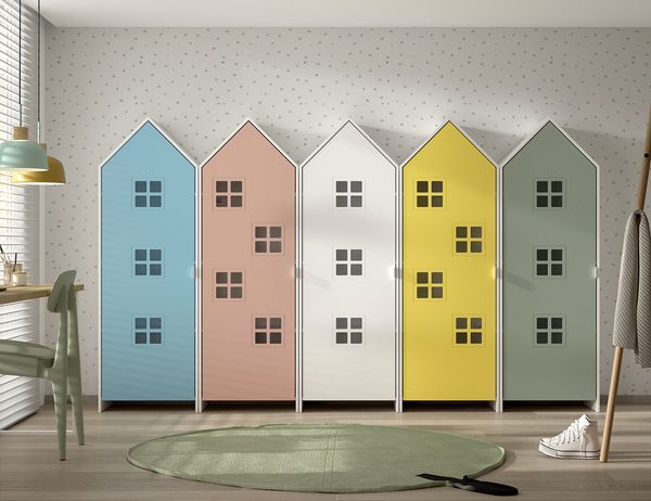 Schrank Casami Bruges 37 x 288 x 171,3 cm MDF Mehrfarbig