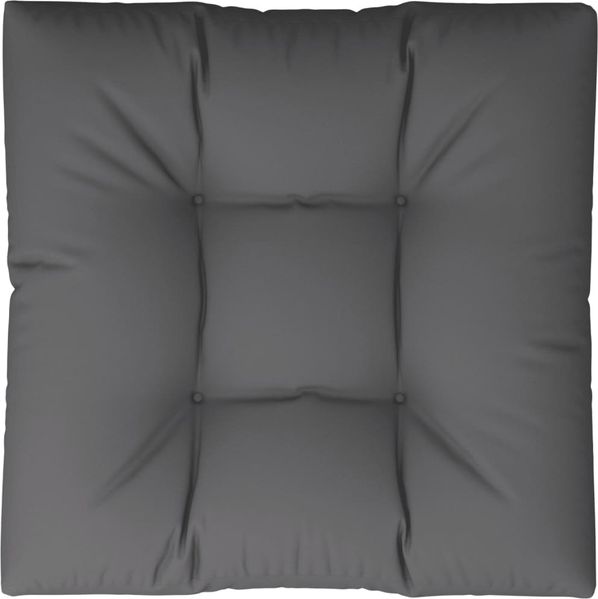 vidaXL Palettenkissen, Stoff, Anthrazit, 70 x 70 x 12 cm Bild 6