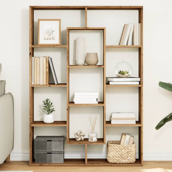 vidaXL Bücherregal Artisan-Eiche 102x29x143 cm Holzwerkstoff 3310306