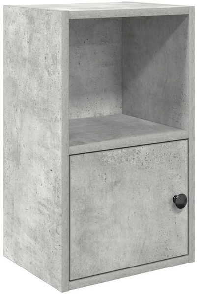 Bücherregal | Standregal Betongrau 31x24x52 cm Holzwerkstoff
