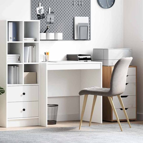vidaXL Schreibtisch Weiß 80 x 50 x 76 cm 869426