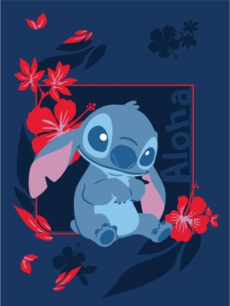 Disney Stitch Flanel Blanket 110×150 cm weiche Wohndecke