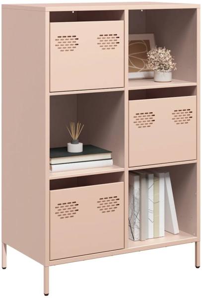 vidaXL Highboard Rosa 68x39x103,5 cm Stahl 851407