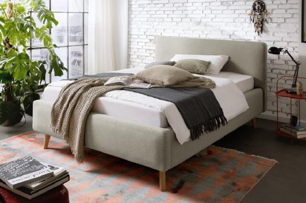 Polsterbett MATTIS, Taupe, 140x200 cm Bild 1