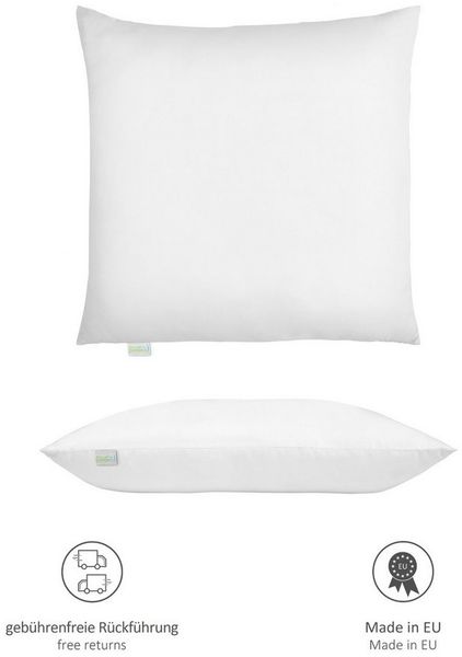 Bodyprotect Bettdecke + Kopfkissen Ecoline, Füllung: Polyester, Bezug: Polyester, Bettwaren-Set mit medium Ganzjahresdecke + Kopfkissen
