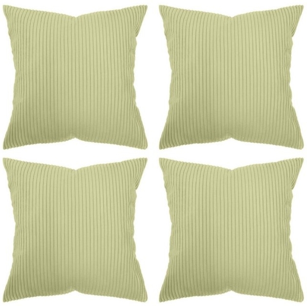 Amilian Kissenhüllen - 4er Set Kissenbezug - Zierkissenbezüge - Kissenbezüge, (4 Stück) Bild 4