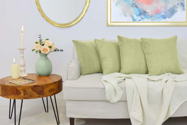 Amilian Kissenhüllen - 4er Set Kissenbezug - Zierkissenbezüge - Kissenbezüge, (4 Stück) Bild 3