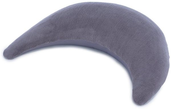 Set Theraline Plüschmond Stillkissen & Bauchstützkissen mit Stoffwindel von Kinderhaus Blaubär | Schmuse- und Lesekissen | Kopf- und Nackenkissen | gefüllt mit Mikroperlen