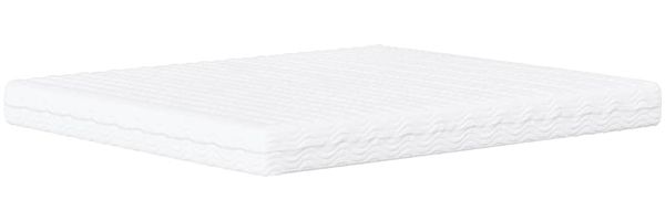 vidaXL Bett mit Matratze "Dover" Weiß 160x200 cm Kunstleder 3208438 Bild 5