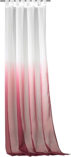 Weckbrodt Vorhang Maischa (1 St), Schlaufen, transparent, Voile, Voile, transparent mit Farbverlauf, Gardine, Store