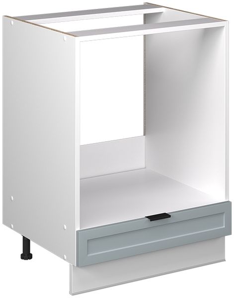 Herdumbauschrank Fame-Line Hellblau-grau 60 cm ohne Arbeitsplatte Vicco