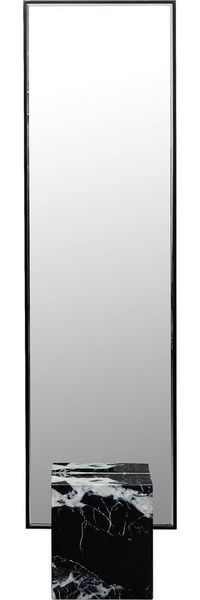 Kare Design Wandspiegel Standspiegel Hulda Schwarz 46x180cm