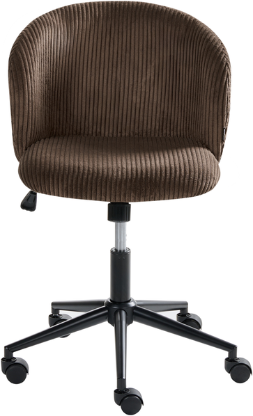 Bürostuhl MILES Cord Dunkelbraun Bild 5