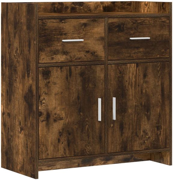 vidaXL Sideboard Geräucherte Eiche 75 x 36 x 80 cm Holzwerkstoff 8011119