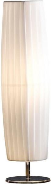 Tischlampe Metall und Latex Weiß