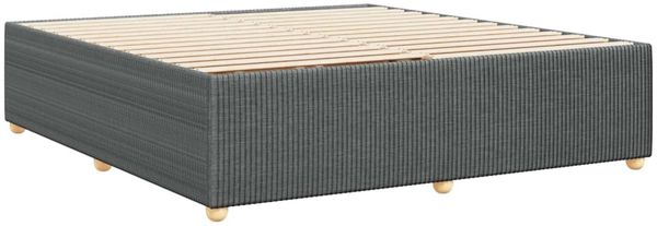 vidaXL Bettgestell ohne Matratze Dunkelgrau 180x200 cm Stoff 3284957 Bild 6