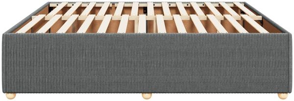 vidaXL Bettgestell ohne Matratze Dunkelgrau 180x200 cm Stoff 3284957 Bild 5