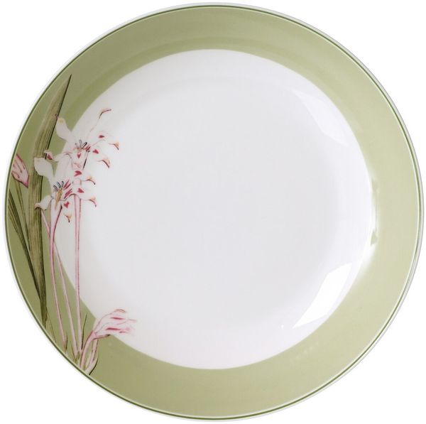 Geschirr-Serie Flora grün - Suppenteller Flora grün