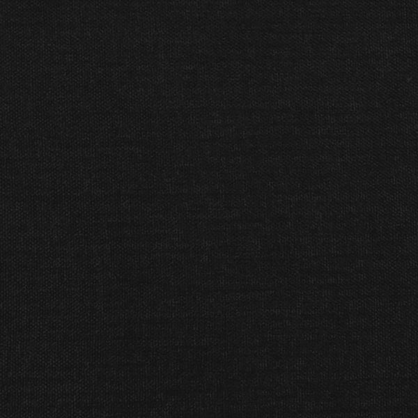 Einzelbett mit Kopfteil Stoff Schwarz 90x200 cm Bild 11