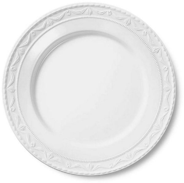KPM Berlin Kurland Blanc Nouveau Speiseteller Groß weiß
