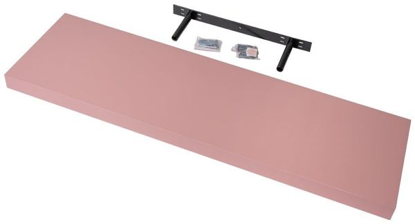 Velano - Bücherregal Wand - Schweberegal 80x23,5 cm - Hängeregal Rosa - Küchenregal - Bücherregal Kinder - Deko Wohnzimmer - Gewürzregal