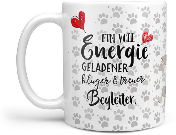 Sunnywall Tasse Jack Russell Terrier - Hund Hunderasse - Geschenk für Hundeliebhaber, Keramik, inkl. Geschenkkarte