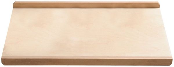 Gravidus Backbrett Backbrett Buche mit 2 Anschlagleisten 58x38 cm Bastelbrett Natur, Schichtholz Buche FSC