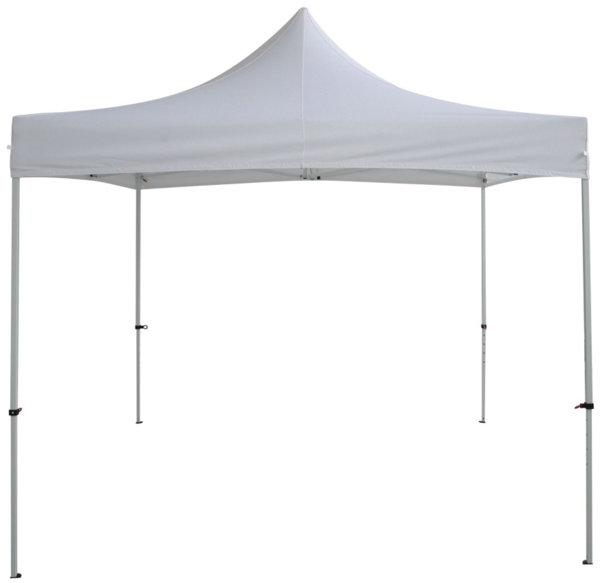 TrendLine Faltpavillon weiß 2,95 x 2,95 m Gartenpavillon Gartenzelt Festzelt