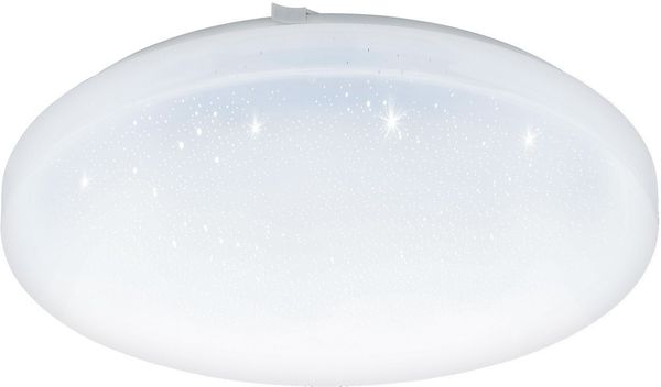 Eglo 97878 LED Deckenleuchte FRANIA-S 14,6W 3000K mit Kristallen in weiß Ø33cm H:7cm