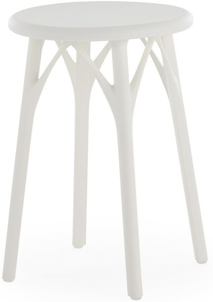 2er Set A.I. Hocker weiß