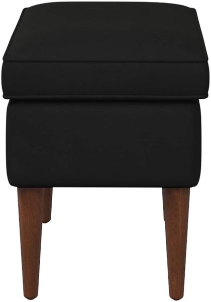 vidaXL Hocker Schwarz 55 x 35 x 41 cm Samt 42029999 Bild 4