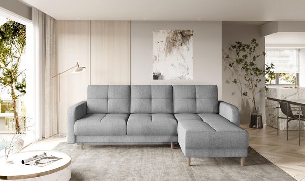 Wohnideebilder Roxi Grau Ecksofas & Eckcouches CO-ROX-U-04GO