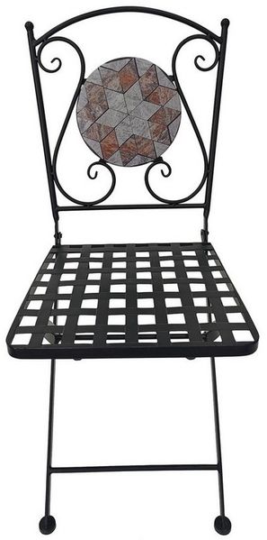 HTI-Living Gartenstuhl Gartenstühle 2 Stück Marocco Braun (Set, 2 St), Balkonstühle Gartenstuhl Metallstühle