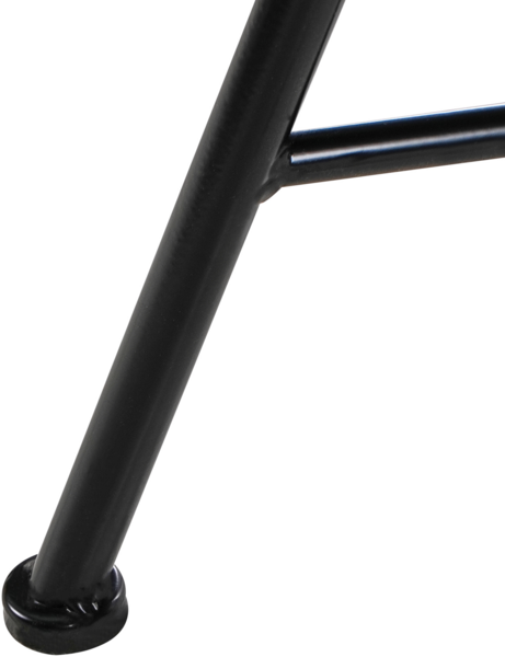 Outdoor Bistrotisch COMISO 60 cm 60 cm Metall Schwarz Weiß Bild 7