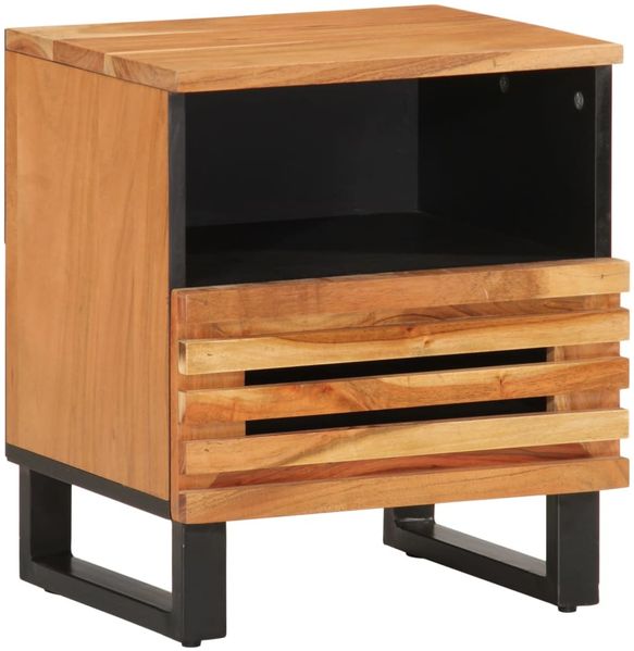 vidaXL Nachttisch 40x34x46 cm Massivholz Akazie 377468