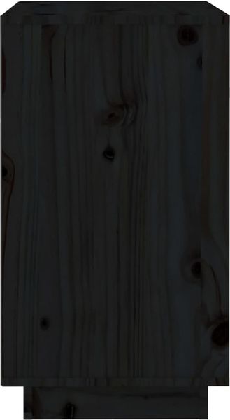 vidaXL Weinregal Schwarz 55,5x34x61 cm Massivholz Kiefer 821531 Bild 6
