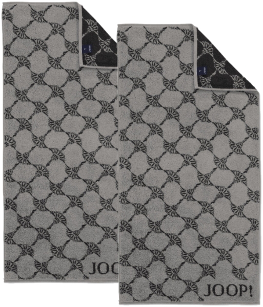 2 Stück Joop! Handtuch Cornflower 1721-77 platin 50x100
