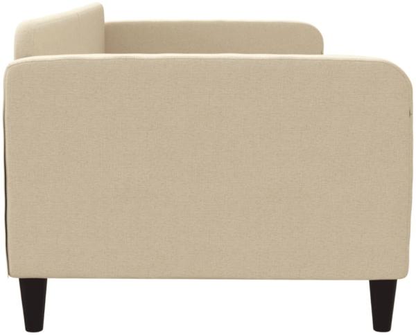 vidaXL Tagesbett Creme 90x200 cm Stoff 354037 Bild 8