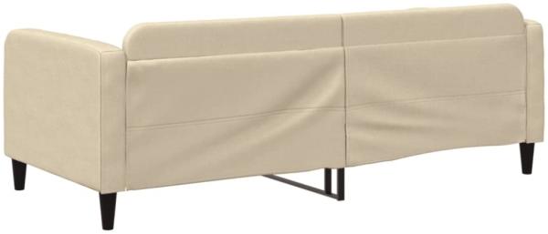 vidaXL Tagesbett Creme 90x200 cm Stoff 354037 Bild 3