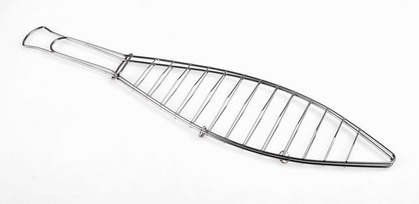 BURI Edelstahl Fischbräter Grill-Fischklammer Grillklammer Fischzange Grillhilfe