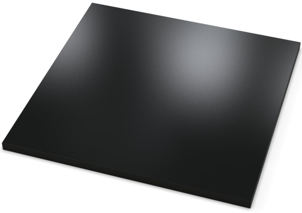 Dekor Spanplatte 19mm Tischplatte schwarz melaminharzbeschichtet mit ABS Kante Umleimer - Größe 100 x 120 cm - Höhe 1,9 cm - Farbe Vulkanschwarz Bild 5