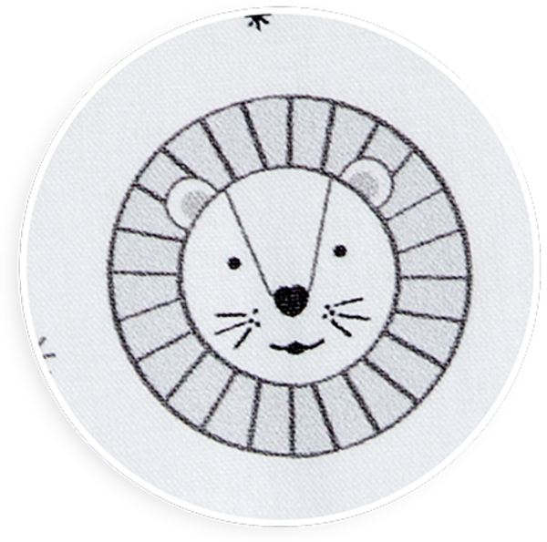 tiSsi® Nestchen / Einlage Laufgitter 6 eck grau Löwen Bild 2