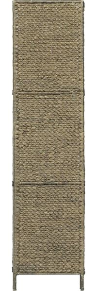 vidaXL 3-teiliger Paravent Braun 116×160 cm Wasserhyazinthe 247346 Bild 4