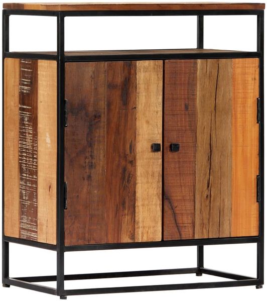 vidaXL Schrank 60 x 35 x 76 cm Massives Altholz und Stahl Bild 7