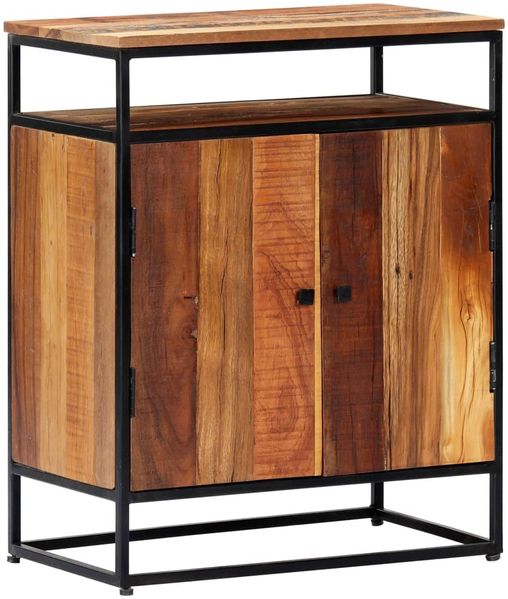 vidaXL Schrank 60 x 35 x 76 cm Massives Altholz und Stahl Bild 8