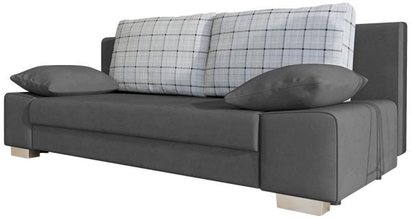 Sofa Laura mit Schlaffunktion und Bettkasten (Uttario Velvet 2971 + Senegal 818)